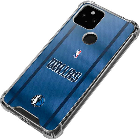 NBA Dallas Mavericks Jersey Google Pixel 5a 5G Clear Case